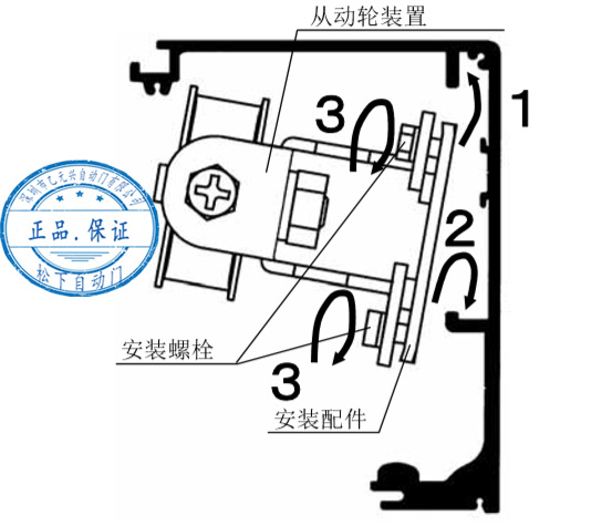 鬆下下载好色先生视频從動輪安裝